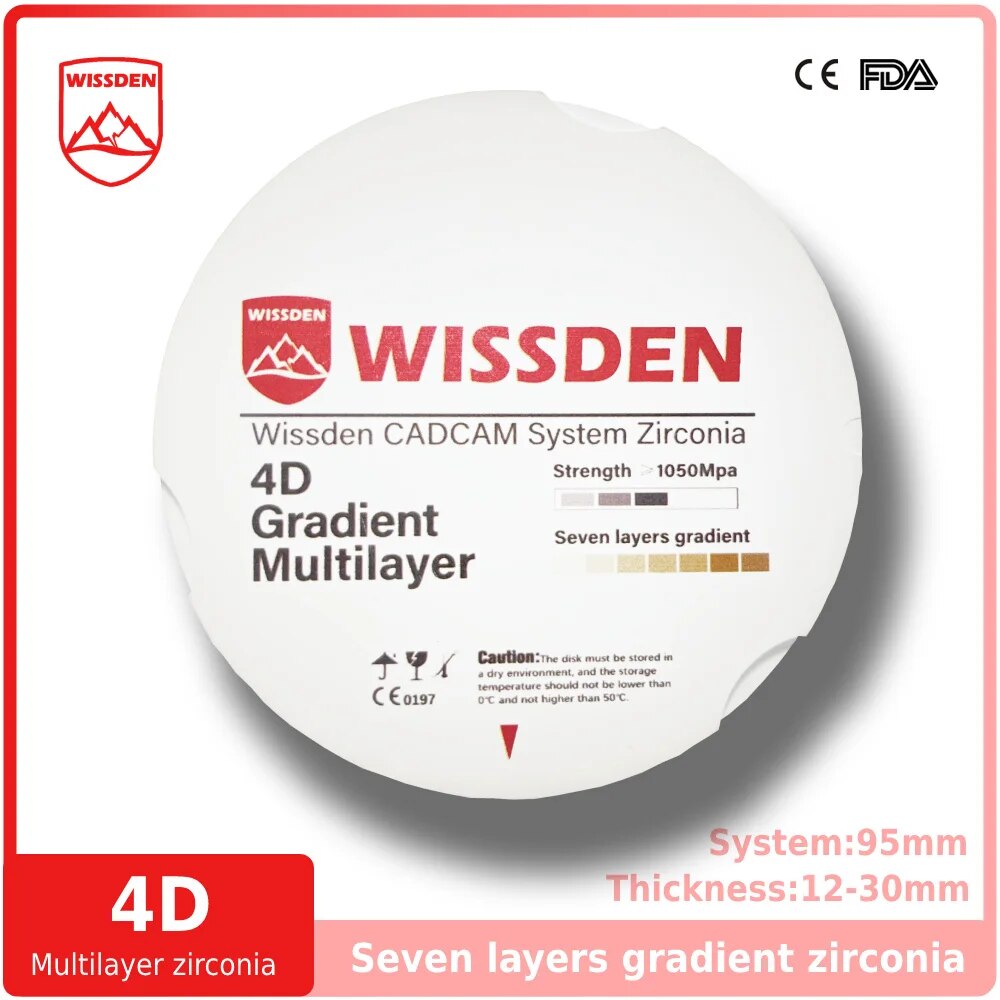 Wissden 4D  ڴϾ , ġ  ǰ, ġ , CAD/CAM, 95,12-30mm